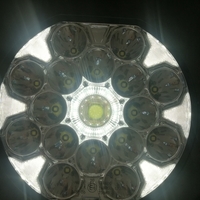 LED Халоген 22см Фар Бяла Светлина + Бяла и Жълта Габаритна 80W 9100lm 12V 24V Е-марк Е9 Бус Ван 4х4 Джип ATV Камион Трактор