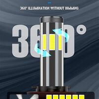 Комплект 360° градуса COB LED ЛЕД диодни крушки H11 H8 H9 Х11 Х8 Х9 12V 80W 16000lm за фарове Canbus без грешки