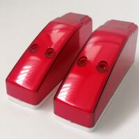 ЛЕД LED Светодиоден червен габарит за кабина на камион 12V - 24V за таван 14 х 4 х 6 cm