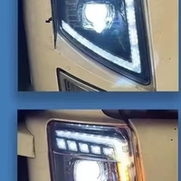 Десен LED Лед диоден преден фар с DRL дневна светлина къси-дълги мигач за камион Volvo FH13 FH16 FM460 FH500 24V
