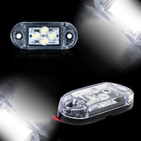 LED Габарит, Бял, Червен, Жълт, Маркер, 4 SMD Диода, 12V - 24V