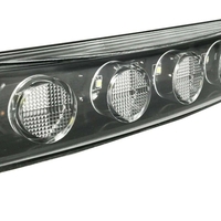 1бр БЯЛ преден габарит маркер за Скания Scania- 180mm x 40 mm с букса