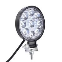 27W Кръгъл Led Диоден Фар Прожектор Дневни Светлини 12V 24V Слим Slim
