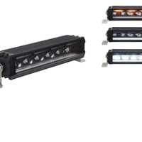 30.5 cm / 12 Инча 12V - 24V Висококачествен Led Bar Лед Бар Диоден Прожектор с бяла DRL габаритна светлина и оранжева аварийна блиц 4800LM