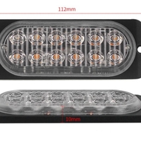 12 LED ЛЕД Аварийна Лампа За Пътна Помощ, Жълта Блиц Светлина, Мигаща!