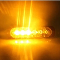 6 LED Аварийна Лампа За Пътна Помощ, Жълта Блиц Светлина, Мигаща!