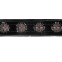 1бр Оранжев LED преден габарит маркер за Скания Scania- 180mm x 40 mm с букса