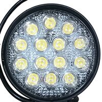 Универсален 42W Лед LED Халоген Фар Работна Лампа 12V - 24V за автомобил офроуд бус ван камион