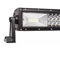 55 См 324W Мощен 7D 7Д Led Bar Лед Диоден Бар Прожектор с комбинирана бяла светлина 12V 24V