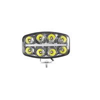Нов мощен 64W LED Лед Фар Халоген с Три Функции Неон Neon ефект 12-24V Бяла светлина 6500LM