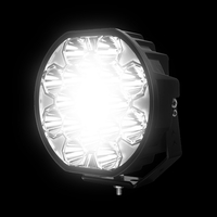 LED Халоген 22см Фар Бяла Светлина + Бяла и Жълта Габаритна 80W 9100lm 12V 24V Е-марк Е9 Бус Ван 4х4 Джип ATV Камион Трактор