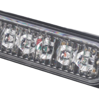 6 LED Блиц Светлина Мигаща Аварийна Лампа За Пътна Помощ Жълта 12V - 24V