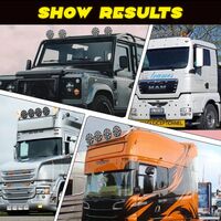 LED + DRL Диоден Халоген Фар Бял Оранжев Габарит Ø 230 мм 12V 24V за джип камион трактор багер земеделски машини и др.