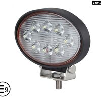 14См 24W Супер Мощен Овален PRO Led Диоден Халоген Лед Лампа Прожектор 12-24V