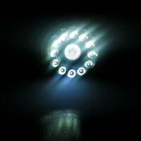 LED Лампа Халоген Таван Външна Интериорна Вътрешна Фар, Бяла и Жълта Светлина, 40W, 4000lm, 12V - 24V, За Камион, Трактор, Земеделски, Селскостопански Машини
