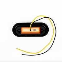 LED Диоден Вграден Страничен Габарит, Маркер, Токос Оранжев 12-24V за камион, бус, ван, платформа, ремарке Е-марк Е9