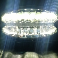80W LED Лед Диоден Фар Халоген Лампа С Три Функции Неон Neon Ефект Бяла светлина 5800lm 12V - 24V E-Mark