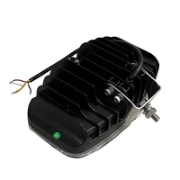 LED ЛЕД мощен диоден фар халоген лампа 12V - 24V 48W бяло-жълто за АТВ джип камион трактор земеделски и селскостопански машини и др. 245 x 139.4 x 90 mm E-mark E9