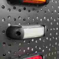 LED габарит, маркер, токос, Червен, Неон ефект, 12V-24V - за ремаркета, платформи, камиони и др.