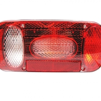 Комплект Стопове Задни Свeтлини С Крушка 12v Подходящи За Бус Камион Ремарке Караванa Платформа Със Сертификат E11 E Mark Е Марк