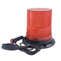 80 LED Лед Сигнална Лампа XL 17cm Аварийна Маяк Буркан 12V 24V С Болтово Захващане