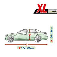 Висококачествено Покривало Kegel за Седан Sedan Автомобил Серия Mobile Garage размер XL 472 - 500см х 126 - 136см
