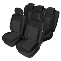 Пълен Комплект Тапицерия Kegel за предни+задни седалки на Volkswagen Golf 7 VII 2012-2019 Черна Текстил