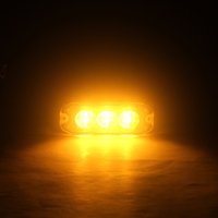 12-24V LED ЛЕД Жълта Аварийна Лампа Блиц Светлина Мигаща За Пътна Помощ Платформа с 4 режима
