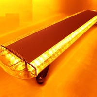 12V 24V Лед Led Диодна Мощна Аварийна Сигнална Лампа Буркан 140 см 10 режина Бяло Стъкло За Пътна Помощ Платформа Снегорин и др.