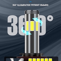 Комплект 360° градуса COB LED ЛЕД Диодни Крушки H4 Х4 12V 80W 16000lm За Фарове Canbus без Грешки къси/дълги