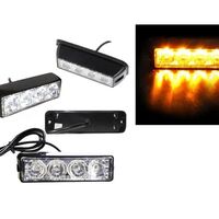 4 LED Аварийна Лампа За Пътна Помощ, Жълта Блиц Светлина, Мигаща