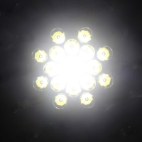 LED Халоген 22см Фар Бяла Светлина + Бяла и Жълта Габаритна 80W 9100lm 12V 24V Е-марк Е9 Бус Ван 4х4 Джип ATV Камион Трактор