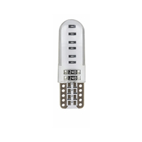 Комплект 2 бр. LED крушки T10 W5W, синя светлина, CANBUS, Silica LED, 12V - блистер