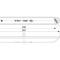LED Лед Светлина, Две функции, Стоп, Габарит, Червен цвят, 12V - 24V, E-Mark