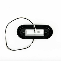 LED Диоден Вграден Страничен Габарит, Маркер, Токос Бял12-24V за камион, бус, ван, платформа, ремарке Е-марк Е9