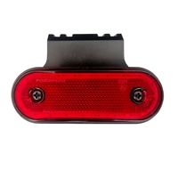 LED Диоден Габарит Маркер Токос със стойка 12V - 24V За Камион Бус Ван Ремарке Каравана Платформа червен