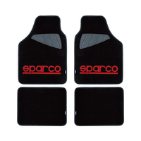 Стелки мокет SPC1903A Sparco Черни-Червени 4БР/К-Т