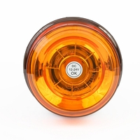 LED Лед Диодна Аварийна Сигнална Лампа Маяк Буркан 12/24V , Блиц, Slim, E-Mark, 12 SMD