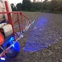 Led Лед работно осветление за щангата на пръскачка струйна лампа фар прожектор халоген синя светлина 12V-24V
