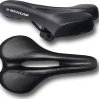 Спортна седалка за велосипед колело 27 x 17cm черна Dunlop