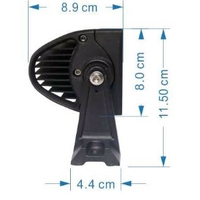107 См Извит Мощен Led Бар 240w 80 Led 12v 24v Атв, Джип, 4х4, Offroad, Камион