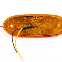 LED Светодиоден Страничен Габарит, Оранжев, Бял, Червен цвят, 125mm x 44mm 24V