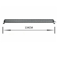 9D 134 СМ Led Bar Лед Бар Hi/Lo Kъси Дълги Водоустойчив Удароустойчив 12V 24V 30720 LМ 384W С Лупи Off-Road Лед Бар За Джип ATV