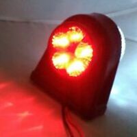 Комплект от 2 броя -12-V24V LED ЛЕД Гумени Диодени Странични Маркери Рогчета Светлини За Камион Ремарке Платформа Червено-Бяло