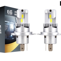 Комплект от 2 броя Умалени Мини Лед Led Диодни Крушки E4P H4 Х4 12V 50W 15000lm Canbus за Автомобил Мотоциклет Трактор Камион Бус и др.