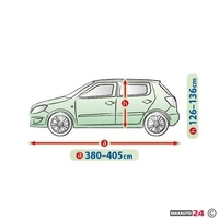 Покривало Kegel серия Mobile размер M2 сиво за хечбек