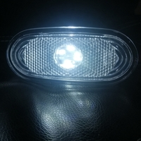 LED ЛЕД светодиоден габарит маркер токос бял с 4 диода 12V за Мерцедес Спринтер Фолксваген Крафтер Mercedes Spritner VW Crafter