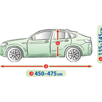 Висококачествено Покривало Kegel за Джип SUV Серия Mobile Garage размер L 450 - 475см х 135 - 145см