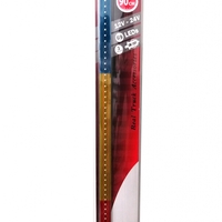 Светещ лед бар 90 cm 69 LED 12V - 24V синьо-жълто-червено RO Romania флаг знаме Румъния