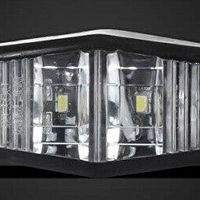 1 брой Бял LED Маркер, габарит, токос, 12 диода - 24V - за камион, ремарке, каравана, платформа